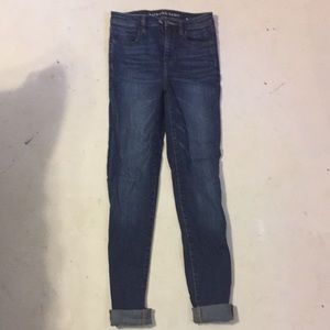 American Eagle cropped skinny jeans